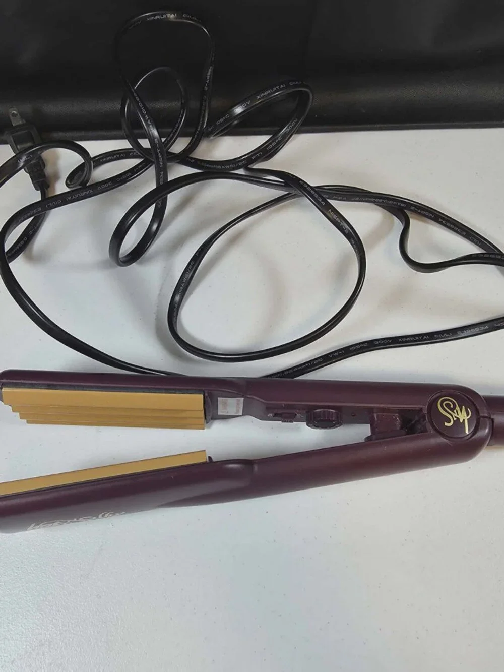 HOT N SILKY CRIMPER HAIR IRON CRIMPING WAVES TESTED WORKS